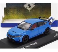 MODELLINO AUTO STATICO SOLIDO HONDA CIVIC TYPE-R 2022 BLU MODELLISMO SCALA 1:43