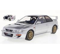 MODELLINO AUTO STATICO SOLIDO IMPREZA 22B 1998 SILVER MODELLISMO SCALA 1:18