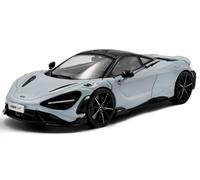 MODELLINO AUTO STATICO SOLIDO MCLAREN 765LT V8 BITURBO 2020 GRIGIO SCALA 1:43
