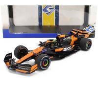 MODELLINO AUTO STATICO SOLIDO MCLAREN F1 MCL38 NORRIS WINNER MIAMI GP 2024 1/18