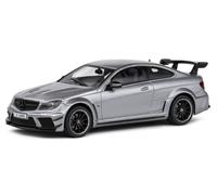MODELLINO AUTO STATICO SOLIDO MERCEDES C-CLASS C63 AMG 2012 GRIGIO SCALA 1:43