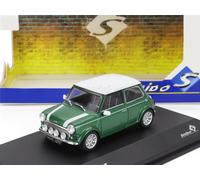 MODELLINO AUTO STATICO SOLIDO MINI COOPER S 1994 VERDE/BIANCO SCALA 1:43