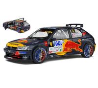 MODELLINO AUTO STATICO SOLIDO PEUGEOT 306 MAXI LOEB RALLY MONT BLANC 2021 1/18