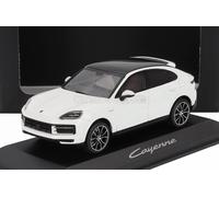 MODELLINO AUTO STATICO SOLIDO PORSCHE CAYENNE E-HYBRID COUPE 2024 BIANCO 1/43