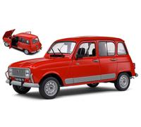 MODELLINO AUTO STATICO SOLIDO RENAULT R4 GTL 1989 ROSSO MODELLISMO SCALA 1/12