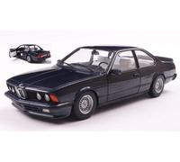 MODELLINO AUTO STATICO SOLIDO SCALA 1:18 BMW 6-SERIE 635 CSI E24 COUPE 1984 BLU