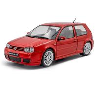 MODELLINO AUTO STATICO SOLIDO SCALA 1:43 VOLKSWAGEN GOLF IV R32 2003 ROSSO 1/43