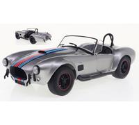 MODELLINO AUTO STATICO SOLIDO SHELBY COBRA 427 MKII 1965 SILVER SCALA 1/18