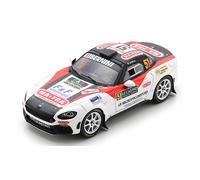 MODELLINO AUTO STATICO SPARK ABARTH FIAT 124 SASSI RALLY MONTECARLO 2022 1/43