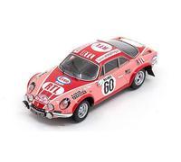 Alpine A110 1800 #60 Rally Monte Carlo 1972 P.moss / Carlsson / E.crellin Model