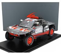 MODELLINO AUTO STATICO SPARK AUDI RS Q E-TRON DAKAR RALLY 2023 PETERHANSEL 1/18