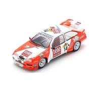 MODELLINO AUTO STATICO SPARK FORD SIERRA RS COSWORTH #14 24H SPA 1988 SCALA 1/43