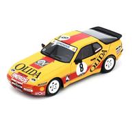 MODELLINO AUTO STATICO SPARK PORSCHE 944 TURBO CUP FRENCH CHAMPION 1988 1/43