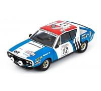 MODELLINO AUTO STATICO SPARK RENAULT 17 PIOT RALLY TOUR DE CORSE 1974 SCALA 1/43