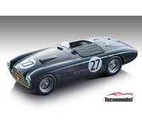 MODELLINO AUTO STATICO TECNOMODEL ASTON MARTIN DB3S #27 ISOLA DI MAN 1953 1/18