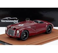 MODELLINO AUTO STATICO TECNOMODEL FERRARI 125S SPIDER NUVOLARI LIVORNO 1947 1/18