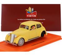 MODELLINO AUTO STATICO TIN LA VOITURE ACCIDENTEE DU CRABE AUX PRINCES D'OR 1944
