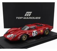 MODELLINO AUTO STATICO TOPMAQUES FERRARI 312P LE MANS 1969 AMON SCALA 1/18