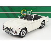 MODELLINO AUTO STATICO TRIUMPH TR5 SPIDER 1967 BIANCO MODELLISMO SCALA 1/18