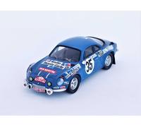 MODELLINO AUTO STATICO TROFEU ALPINE A110 RALLY MONTECARLO 1972 JACQUEMIN 1/43