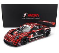 MODELLINO AUTO STATICO TRUE SCALE PORSCHE 911 992 GT3 R TEAM PFAFF SEBRING 2023