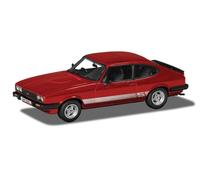 MODELLINO AUTO STATICO VANGUARDS FORD CAPRI MK3 2.OS ROSSO MODELLISMO SCALA 1:43