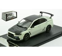 MODELLINO AUTO STATICO VITESSE MITSUBISHI LANCER EVO X 2011 BIANCO SCALA 1:43