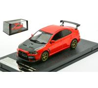 MODELLINO AUTO STATICO VITESSE MITSUBISHI LANCER EVO X 2011 ROSSO SCALA 1:43