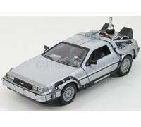 MODELLINO AUTO STATICO WELLY DE LOREAN TIME MACHINE 2 RITORNO AL FUTURO 2 1/24