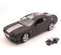 MODELLINO AUTO STATICO WELLY DODGE CHALLENGER SRT 2012 NERO/SILVER SCALA 1:24