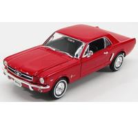 Ford Mustang Coupe 1964 1/2 Nero Modellino 1:24 Welly