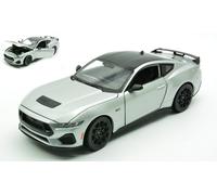 MODELLINO AUTO STATICO WELLY FORD MUSTANG GT 2024 SILVER MODELLISMO SCALA 1:25