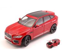 MODELLINO AUTO STATICO WELLY JAGUAR F-PACE X761 2016 ROSSO MODELLISMO SCALA 1:24