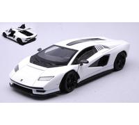 MODELLINO AUTO STATICO WELLY LAMBORGHINI COUNTACH LPI 800-4 BIANCO SCALA 1:24