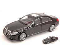 MODELLINO AUTO STATICO WELLY MERCEDES S-CLASS W222 2013 NERO SCALA 1:24-27