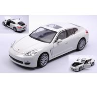 MODELLINO AUTO STATICO WELLY PORSCHE PANAMERA 2009 BIANCO MODELLISMO SCALA 1:24