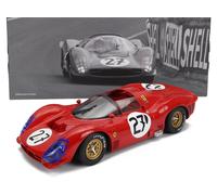 MODELLINO AUTO STATICO WERK83 FERRARI 330 P3 LE MANS 1966 GINTHER RODRIGUEZ 1/18