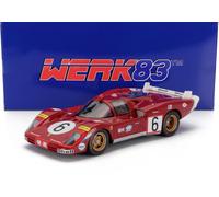 MODELLINO AUTO STATICO WERK83 FERRARI 512S LE MANS 1970 GIUNTI VACCARELLA 1/18