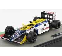 MODELLINO AUTO STATICO WILLIAMS F1 HONDA FW11B N.6 PIQUET 1987 SCALA 1/43