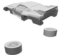 Modellino Auto Toyota Celica LB Turbo Scala 1/64 Display Stampato 3D