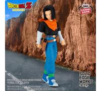 Modellino Banpresto Dragon Ball Z - Android 17, Bandai Spirits Solid Edge fun...