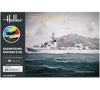 Modellino Barca Starter Kit Escorteurs Veloce E 5o HELLER 57093 1:400 Maquett