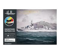 Modellino Barca Starter Kit Escorteurs Veloce E 5o HELLER 57093 1:400 Maquett