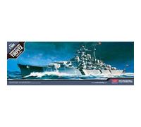 Modellino Barca Tirpitz Tedesco Battleship ACADEMY 14219 1:800 Char Per