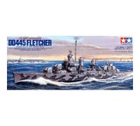 Modellino Barca US Navy Destroyer Uss Fletcher Dd-445 TAMIYA 78012 1:3 50 Ballo