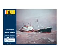 Modellino Barca Volontari + Marie Jeanne Twinset HELLER 85604 1:200 Modellino