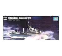 Modellino Bateau Hms Eskimo Destroyer 1941 TRUMPETER 05331 1/350ème Char