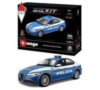 MODELLINO BBURAGO 1/24 MODEL KIT GIULIA POLIZIA