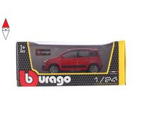 BBurago Modellino Fiat Nuova Panda Scala 1:24 Licenza Ufficiale Fiat Rossa