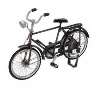Modellino bicicletta uomo vintage in metallo sopramobile da collezione ornamento